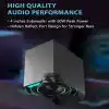 Edifier G1500 MAX 2.1 Bilgisayar Hoparlör Sistemi, Subwoofer Line Out ile 60W Hecate Oyun Hoparlörleri, RGB Işık, Bluetooth 5.3, USB, Type-C, 3.5mm AUX Girişi, Siyah