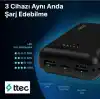 Ttec ReCharger 10.000 mAh Taşınabilir Hızlı Şarj Aleti,Powerbank