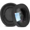 SteelSeries Arctis Nova Pro Wireless (Nova Pro Kablolu ile Uyumsuzdur!) & Nova Elite ile Uyumlu Soğutucu Jel Kulaklık Pedi - İpeksi Kumaş & Hafızalı Köpük Kulaklık Süngeri (Soğutucu Jel - Kumaş)