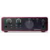 Focusrite Scarlett Solo Gen 4 Ses Kartı: Gitarist, Vokalist veya Prodüktör İçin USB Audio Arayüzü, Stüdyo Kalitesinde Kayıt ve Kayıt Yapmanız İçin Gerekli Tüm Yazılımlar