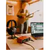 Focusrite Scarlett Solo Gen 4 Ses Kartı: Gitarist, Vokalist veya Prodüktör İçin USB Audio Arayüzü, Stüdyo Kalitesinde Kayıt ve Kayıt Yapmanız İçin Gerekli Tüm Yazılımlar