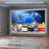 Mini Projektör 4K Taşınabilir Destek WiFi 6 BT 5.4 [Entegre Uygulama] Android 14