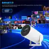 Mini Projektör 4K Taşınabilir Destek WiFi 6 BT 5.4 [Entegre Uygulama] Android 14
