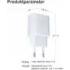 Syrox PD25T Q3.0 Pd 25W Type-C To Type-C Hızlı Şarj Aleti Set Beyaz