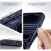 Minesk iPhone 17 Pro / 18 Pro için Özel Geliştirilmiş Kamera Çerçevesini de Koruyan, Arkası Şeffaf Polikarbonat Kenarları Silikon Magsafe ile Uyumlu Kılıf Akıllı Tasarım Kapak (Mavi, 17 Pro/18 Pro)