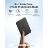 Anker Nano 5.000 mAh MagSafe Powerbank, Ultra İnce Manyetik Taşınabilir Şarj Cihazı, Qi2 Sertifikalı 15W, MagSafe Uyumlu, Ergonomik Tasarım, Siyah - A1665