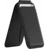 URUCHI Mag-Safe Standlı Manyetik Cüzdan iPhone 17/16/15/14/13/12 Serileri ile Uyumlu, Güçlü Mıknatıslı Kartlık, RFID Korumalı, Premium Deri, 3 Kart Kapasiteli, İnce ve Hafif Tasarım – Siyah