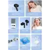 QCY T13 Anc 4 Mikrofon Bluetooth 5.3 Kablosuz Kulaklık Siyah Aktif Gürültü Engelleyici