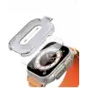 teknosepetim Aparatlı Apple Watch Ultra 49 MM Cam Ekran Koruyucu Otomatik Kolay Uygulama Aparatlı Hizalamalı Tam Kaplayan 49MM EKRAN KORUYUCU Apple WATCH ULTRA 2