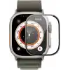 teknosepetim Aparatlı Apple Watch Ultra 49 MM Cam Ekran Koruyucu Otomatik Kolay Uygulama Aparatlı Hizalamalı Tam Kaplayan 49MM EKRAN KORUYUCU Apple WATCH ULTRA 2