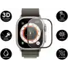 teknosepetim Aparatlı Apple Watch Ultra 49 MM Cam Ekran Koruyucu Otomatik Kolay Uygulama Aparatlı Hizalamalı Tam Kaplayan 49MM EKRAN KORUYUCU Apple WATCH ULTRA 2
