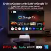 Aurzen Eazze D1G Google TV ve Dolby Audio özellikli projektör – ev sineması