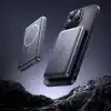Mcdodo MC-4651 10.000mAh 20W Metal Ultra İnce Manyetik Kablosuz - Powerbank Siyah
