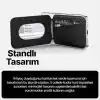 Minesk iPhone için Magsafe ile Uyumlu 2’si 1 Arada Cüzdan ve Stand Manyetik Kartlık Yenilenmiş V2 Güçlü Mıktanıs ile Süper Yapışma ve Sağlam Tutuş (Siyah, Stand)