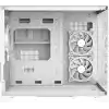 Nova Beyaz 3 Rgb Fanlı Temperli Cam Panel Boş m-ATX Gaming Oyuncu Bilgisayar Kasası