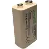 Micron 9V Şarj Edilebilir Lityum Pil 1000 Döngü USB Type-C Yassı Pil, 9V Pil