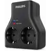 Philips CHP7022B/62 İkili Akım Korumalı Priz 1140J Aşırı Gerilim Koruma
