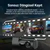 Kawa D6 3K 1620P WDR WiFi 145° Geniş Açı Lens Araç Kamerası + 32GB Hafıza kartı