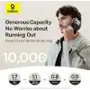 Baseus Nomos 3ü 1 arada MagSafe 10000mAh Power Bank - Qi2 15W Kablosuz Şarj, 45W Dahili Çift Yönlü Hızlı Şarj Kablolu, Siyah