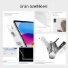 UnDePlus iPad Air 11inç M4/M3/M2 Air 4/5.Nesil 10.9 Klavyeli ile uyumlu Kılıf Magic Keyboard Touchpad Aydınlatmalı Klavye 2026-2024