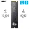 MSI SPATIUM M560 SSD 2 TB - PCIe 5.0 NVMe M.2 dahili katı hal sürücü, 10.300 MB/s okuma, 8.700 MB/s yazı, 3D NAND, entegre veri güvenliği, merkez, 5 yıl garanti (1200 TBW)