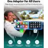 OTTOCAST Mini Pico, 2026 Yeniliği 2in1 Kablosuz CarPlay ve Android Auto Adaptörü Tek Dokunuşla Cihaz Değişimi, Tak ve Kullan, WiFi 6 ve Bluetooth 5.4, iPhone ve Android için Otomatik Bağlanır