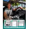 OTTOCAST Mini Pico, 2026 Yeniliği 2in1 Kablosuz CarPlay ve Android Auto Adaptörü Tek Dokunuşla Cihaz Değişimi, Tak ve Kullan, WiFi 6 ve Bluetooth 5.4, iPhone ve Android için Otomatik Bağlanır
