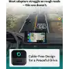 OTTOCAST Mini Pico, 2026 Yeniliği 2in1 Kablosuz CarPlay ve Android Auto Adaptörü Tek Dokunuşla Cihaz Değişimi, Tak ve Kullan, WiFi 6 ve Bluetooth 5.4, iPhone ve Android için Otomatik Bağlanır