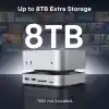 UGREEN 10G NVMe SSD Muhafazalı Mac Mini M6/M5 Pro/M4 Dock (8 TBa kadar)