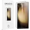 URUCHI Samsung S25 FE için Anti-Statik Ekran Koruyucu, HD Görüntü, 9H Sertlik, 5D Kenar Teknolojisi, Tam Kapsamlı Ekran Kapağı Cam Filmi