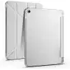 iPad 11.Nesil A16 11inç/10.Nesil 10.9 inç İle Uyumlu Kalemlikli, Uyku Modlu, Mıknatıslı, Üçgen Standlı, Darbeye Dayanıklı Kaplama Akıllı Kılıf (Gri, iPad 11.Nesil A16 11inç/10.Nesil 10.9)