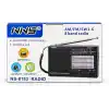 NS-8153 Taşınabilir Pilli Cep Radyosu Deprem Çantası Radyosu Am Fm SW-1-6 8 Bandlı Mini Radyo