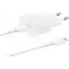 Samsung 25 Watt Şarj Adaptörü + Kablo Seti, Beyaz