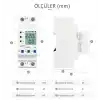SCHONER® Gerilim Koruma Rölesi Yüksek Alçak Voltaj Akım Koruma Monofaze 63A Voltaj Koruyucu