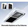 URUCHI 2li Paket Kolay Kurulum iPhone 18 Pro Max / 17 Pro Max ile Uyumlu Ekran Koruyucu, Ultra HD Netlik & İnce Siyah Çerçeve, 9H+ Kırılmaz Cam, Tam Kaplama, UltraFit Kurulum Aparatı ile