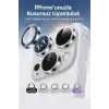 URUCHI Premium Safir Kamera Lens Koruyucu iPhone 17 Pro / 17 Pro Max, Havacılık Sınıfı Alüminyum Çerçeve, Ultra HD Netlik, Çizilmeye Karşı Üstün Koruma (Deep Blue, iPhone 17 Pro / 17 Pro Max)