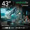 Conti 43 İnç Full HD Android TV (CT43AN300F) Dolby Atmos Vision, HDR, Çerçevesiz, Dahili Uydu Alıcı, Wi-Fi, Bluetooth, Chromecast Built-in, 2x HDMI, Smart TV