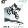 Conti 43 İnç Full HD Android TV (CT43AN300F) Dolby Atmos Vision, HDR, Çerçevesiz, Dahili Uydu Alıcı, Wi-Fi, Bluetooth, Chromecast Built-in, 2x HDMI, Smart TV