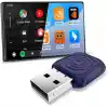Carlinkit Mini Ultra iPhone ve Android için Kablosuz Adaptör Kablolu CarPlay ve Android Autoya Kablosuz Dönüştürür, Tak ve Kullan, Arabalarla Uyumlu