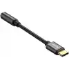 Baseus L54 USB-C - 3,5 mm Kulaklık Adaptörü, 24 bit/48 kHz DAC, Siyah