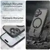 Minesk iPhone 17 için MagSafe ile Uyumlu MattCover Serisi Arkası Mat Polikarbonat Kenarları Silikon ve Köşeleri Güçlendirilmiş Kamera Korumalı ince Silikon Kılıf (Manyetik, 17)
