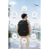 Classone XYZ Serisi TR-100 Kabin Boy,Uçak İçi, Ergonomik, Laptop ve Tablet Bölmeli, Seyahat, Valiz, 15-18 inch Uyumlu Notebook, Laptop Sırt Çantası