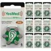 YesMed Extra Power 312 Numara İşitme Cihazı Pili (10 Paket x 6 Adet = 60 Adet Pil)