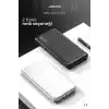 PDAteknoloji 10.000mAh Led Işıklı Taşınabilir Şarj Aleti/Powerbank Siyah/Beyaz JP-P10S-1