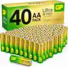 Gp Batteries Ultra Alkalin G-Tech +80%More Power 40xAA-Lr6-1.5 Volt Kalem Pil, 40Lı Paket