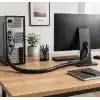 Orret Home 1,5 Metre 25 mm Kablo Koruyucu Spiral Siyah, Kablo Düzenleyici Organizer, Kablo Toplayıcı Sarma Spirali, Esnek Kablo Kanalı ve Kablo Gizleyici Koruma Kılıfı