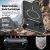 URUCHI GM Air iPhone 18 Pro / 17 Pro ile Uyumlu Mat Manyetik Kılıf, Kapalı Mat Arka + Yumuşak Silikon Kenar, Airbag Köşe Koruma, MagSafe Uyumlu, Vişne Çürüğü