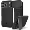 Spigen iPhone 18 Pro / 17 Pro ile Uyumlu MagSafe Kılıf Optik Armor Mag Fit Black - ACS09953