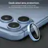 Spigen iPhone 18 Pro Max / 18 Pro ile Uyumlu Kamera Lens Koruyucu Cam Kolay Kurulum Glas.tR EZ Fit Optik Pro (2 Adet) Light Blue - AGL12045