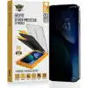 BUFF LABS 5D Privacy EasyFit 2 Adet Kolay Uygulama Aparatlı Ekran Koruyucu Temperli Hayalet Ekran Cam (iPhone 17 Pro Max / iPhone16 Pro Max)